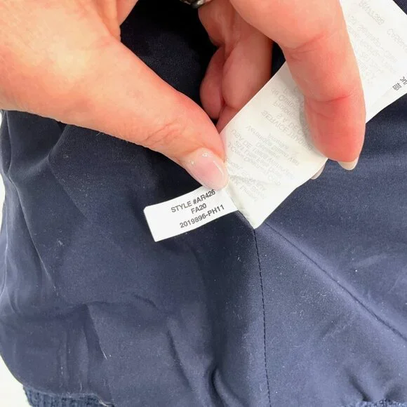 NWT J Crew Textured Tweed Navy Blue Preppy Classic Peplum Blazer Jacket Size 4 - Picture 14 of 14